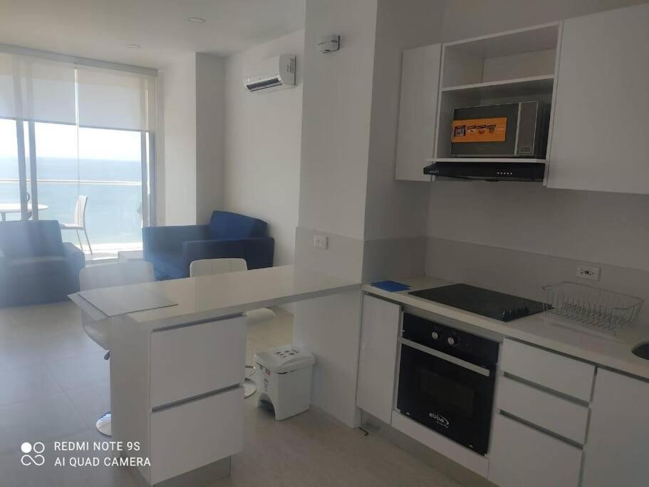Magnifico Apartamento Con Vista Y Salida Al Mar Santa Marta  Eksteriør bilde