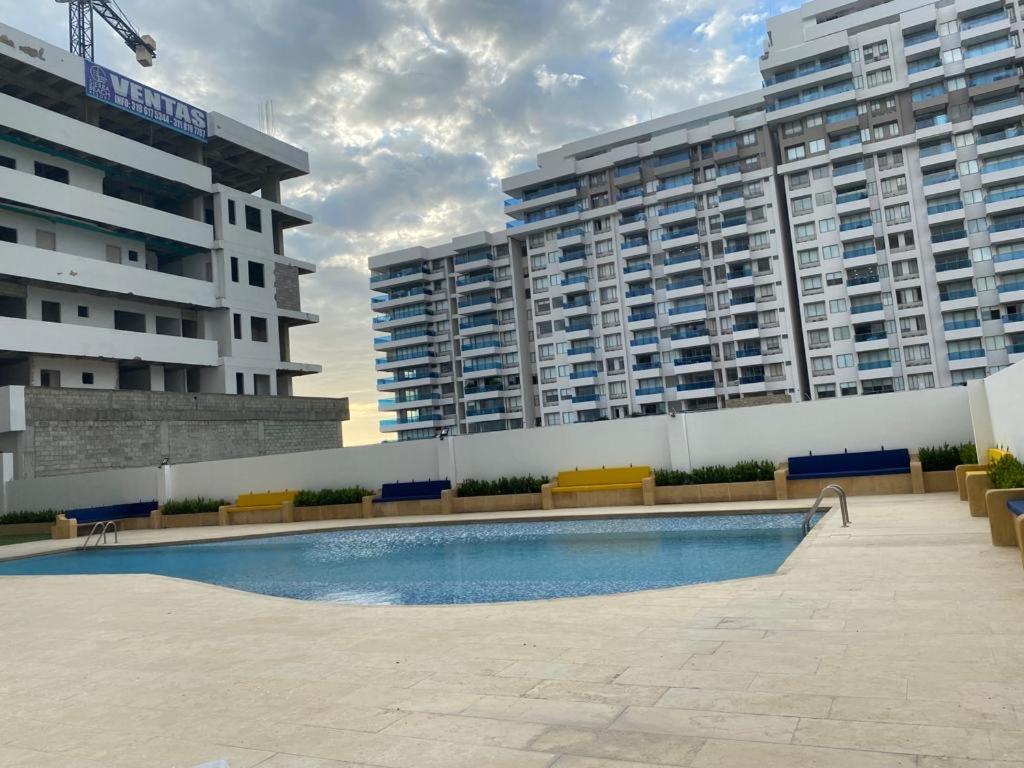 Magnifico Apartamento Con Vista Y Salida Al Mar Santa Marta  Eksteriør bilde
